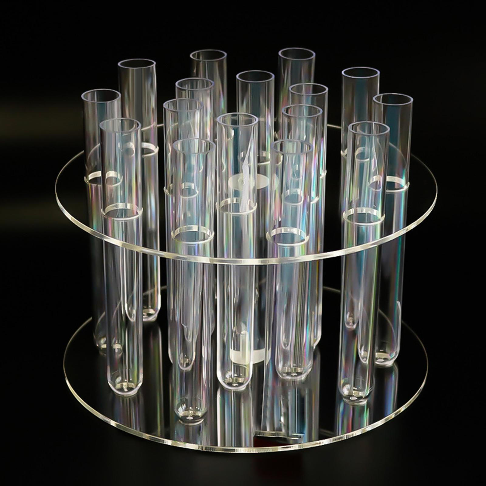 

Test Tube Flower Vase, Hydroponic Plant Holder, Clear Vase Ornament Flowerpot Decorative Art