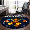 Wolverine Print Round Rug, Washable Floor Carpet, For Entryway Dorm Laundry Room Office Study, Home Decor Birthday Christmas Gift