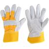 High Quality 10.5 Inch Men's AB Grade Anti-Cut PPE Buffalo Cowhide Work Safety Gloves for Construction and Rigger Work