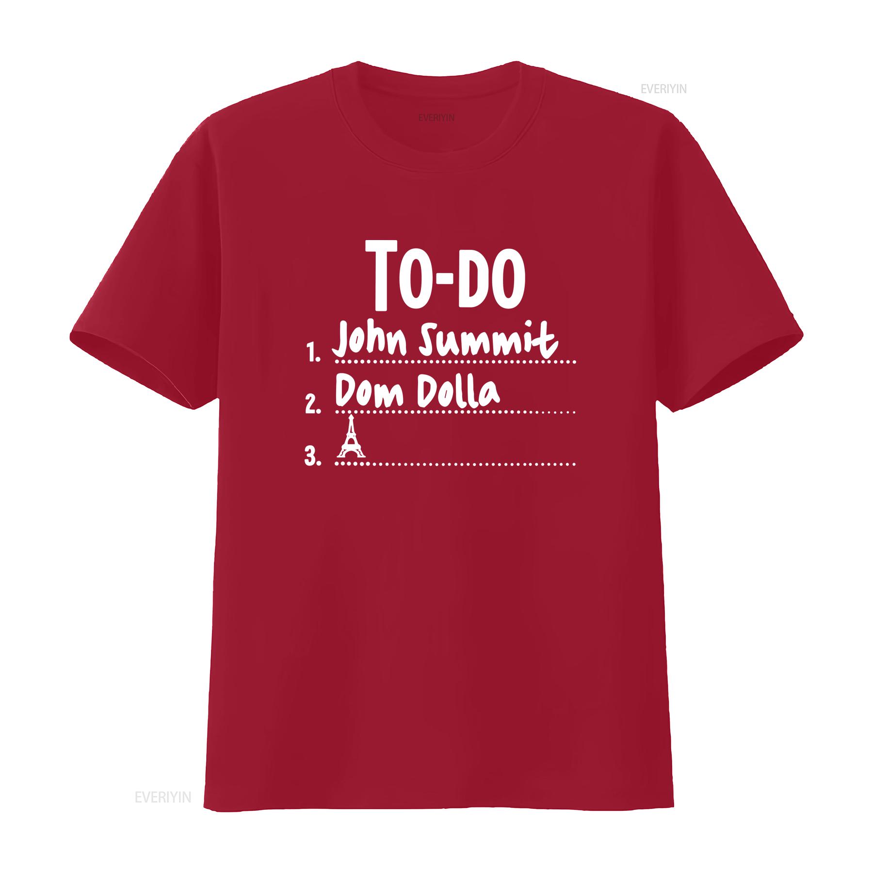 John Summit Dom Dolla Eiffel Tower Festival T Shirt House Music vintage Washed homme fashion designer clothes Stylish S