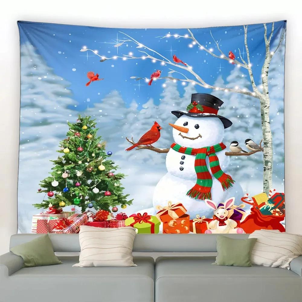 

Рождественский роскошный гобелен для спальни, гостиной, домашнего рождественского украшения 230x180cm