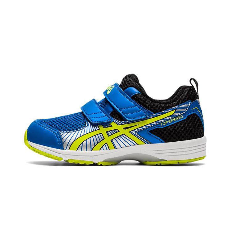 Asics Comfortable Low top Kids' Running Shoes Blue Yellow Silver Children Aged 3 7 Years Old 1144A174-402