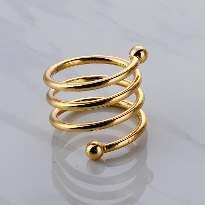 Elegant Metal Napkin Ring for Table Setting Décor
