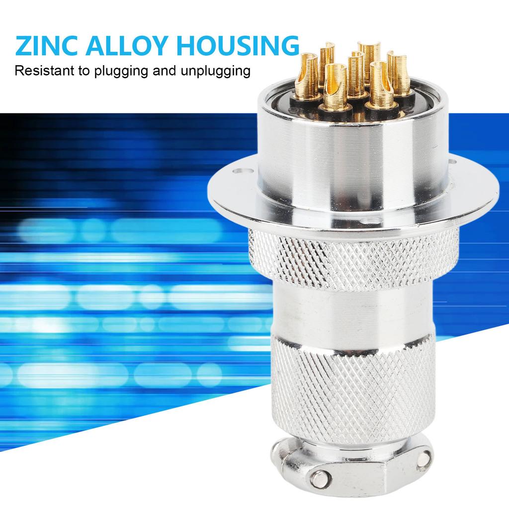 Aviation Plug Socket Compact Size Stable Performance Plugging Unplugging Resistance AC 250V
