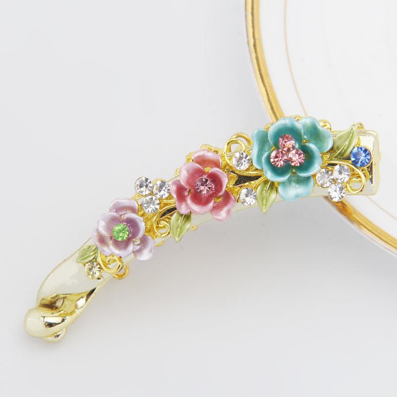 Stall Small Commodity Hairpin Women'S Color Hair Accessories Hairpin Hair Root Alloy Headgear Premium Butterfly Banana Clip