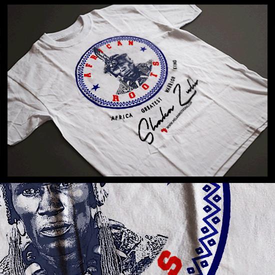 Shaka Zulu South African T-Shirt Black History Month Marcus Garvey Mandela MLK XXL