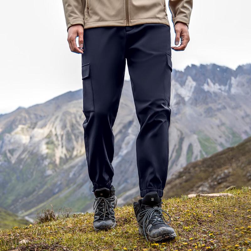 Мужские софтшелл брюки-джоггеры карго L