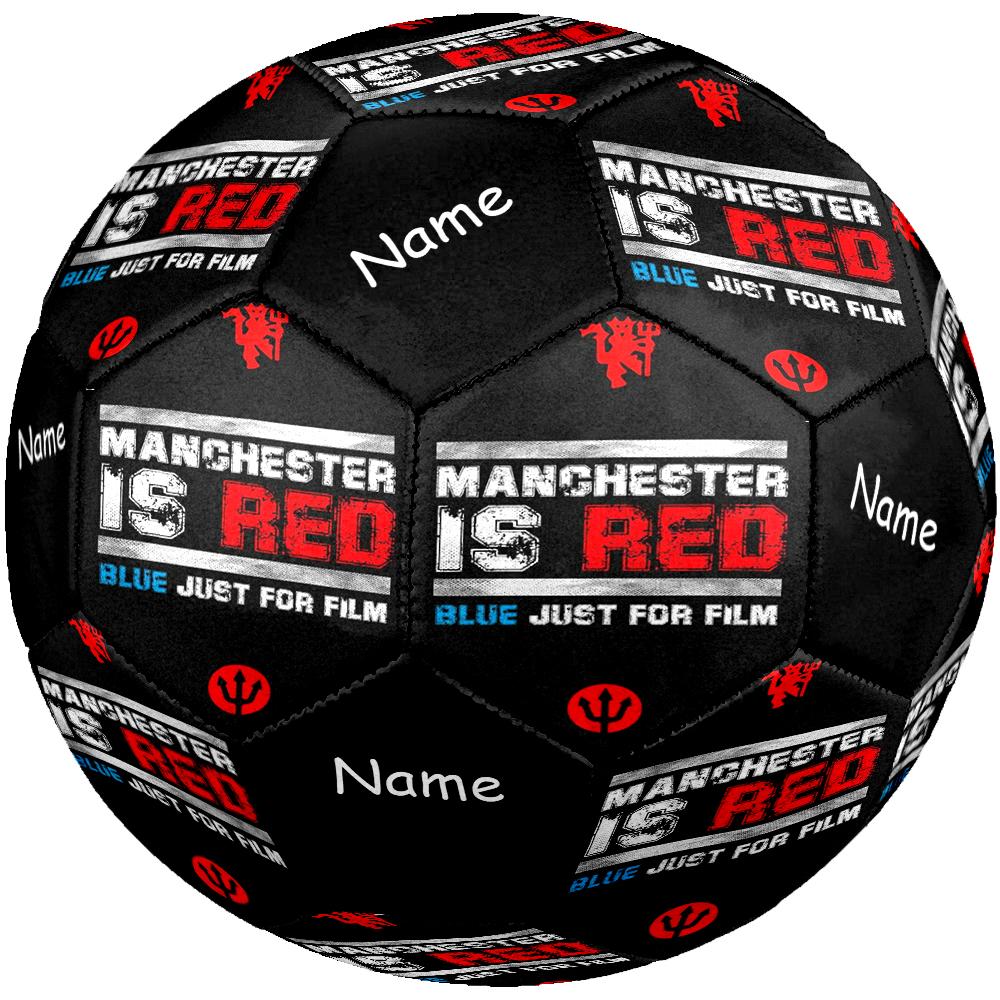 Custom Name Manchester United Theme Size 5 Soccer Ball, Suitable for Both Indoor and Outdoor Matches, a Gift Suitable for Everyone.