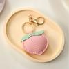 Cherry Fruit Pendant Strawberry Bag Pendant Portable Leather Keychain  Car Accessory