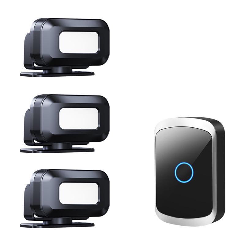 Entry Welcome Sensor with Voice Prompt - Doorway Greeting Alarm for Shops and Supermarkets