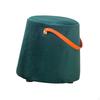 Compact Foot Stool with Cushioned Seat and Easy Carry Handle for Home Office Use