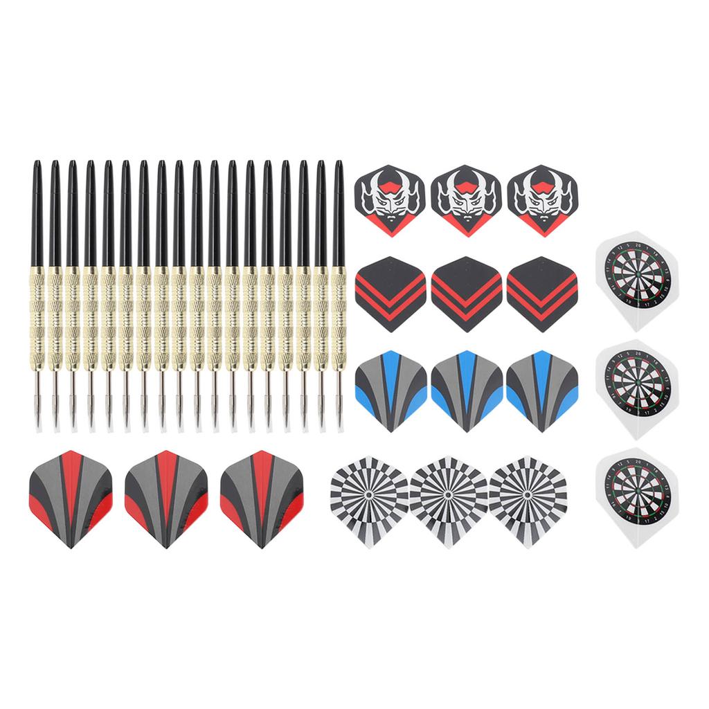 18 stk Dart Metallspisssett Profesjonelle Darter for Alle Ferdighetsnivåer Metalldarter for Dartskive Fast