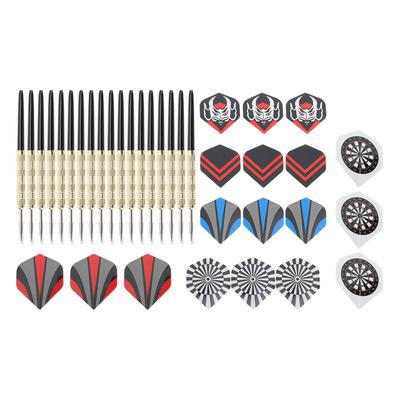 18pcs Darts Metal Tip Set Professional Darts for All Skill Levels Metal Darts for Dartboard Firm