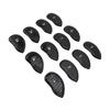 12Pcs Golf Club Cover PU Hook and Loop Fastener Smoother Touch Secure Fit Portable Golf Iron Cover f