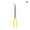 DIY Extra Long Nose Pliers Straight Bent Tip Mechanic Equipment Hand Removal Tools Spanner Clips Auto Care Kit Car Accessories
