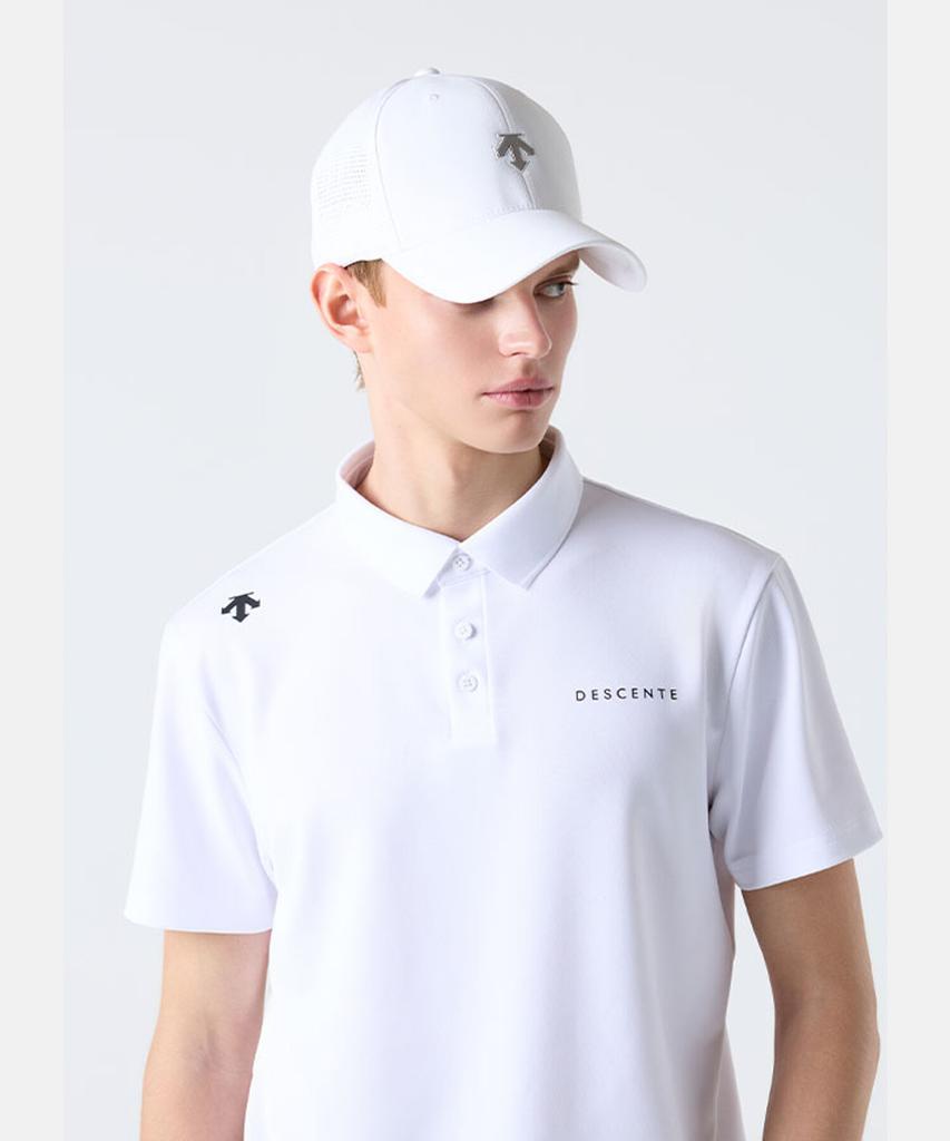 DESCENTE Delta Perforated Ball Cap White Sr123Ucp14