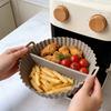 Silicone Air Fryer Liner with Dividers Non-Stick Baking Mat for Toaster Oven & Grill Reusable Dishwasher Safe Heat Resistant Air