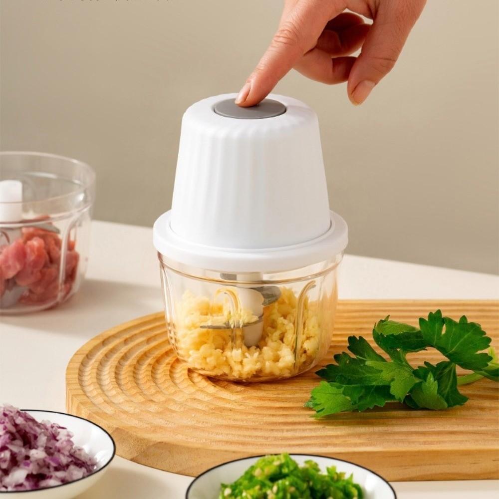 Powerful Motor Garlic Crusher 400ml Food Chopper Meat Grinder  Kitchen Gadgets