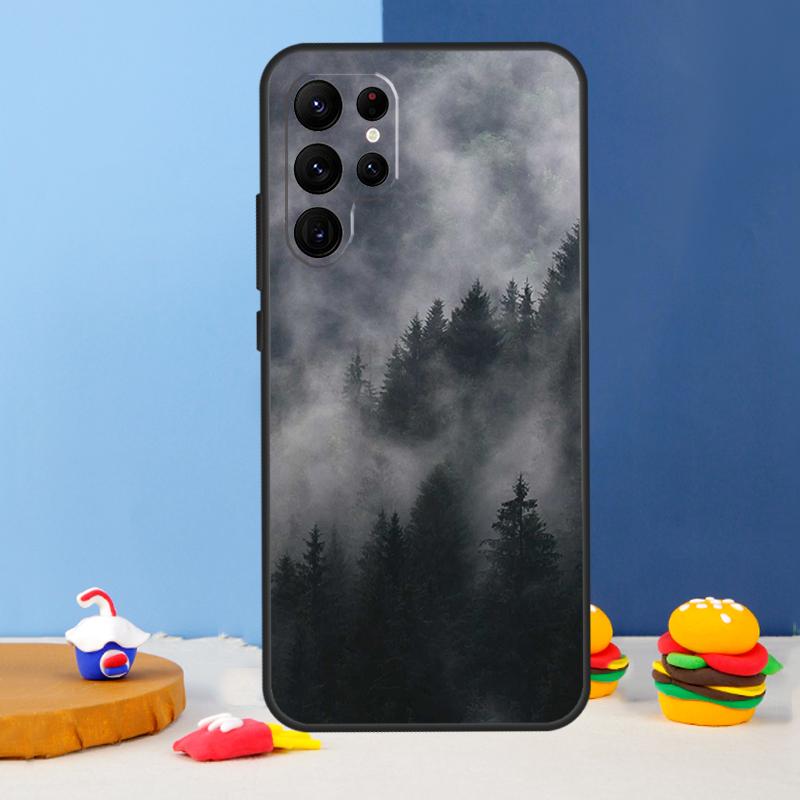 Forest Cloud Pattern Phone Case For Samsung Galaxy S24 Ultra S9 S10 S20 FE S22 S21 S23 Plus S25 Ultra Cover Coque