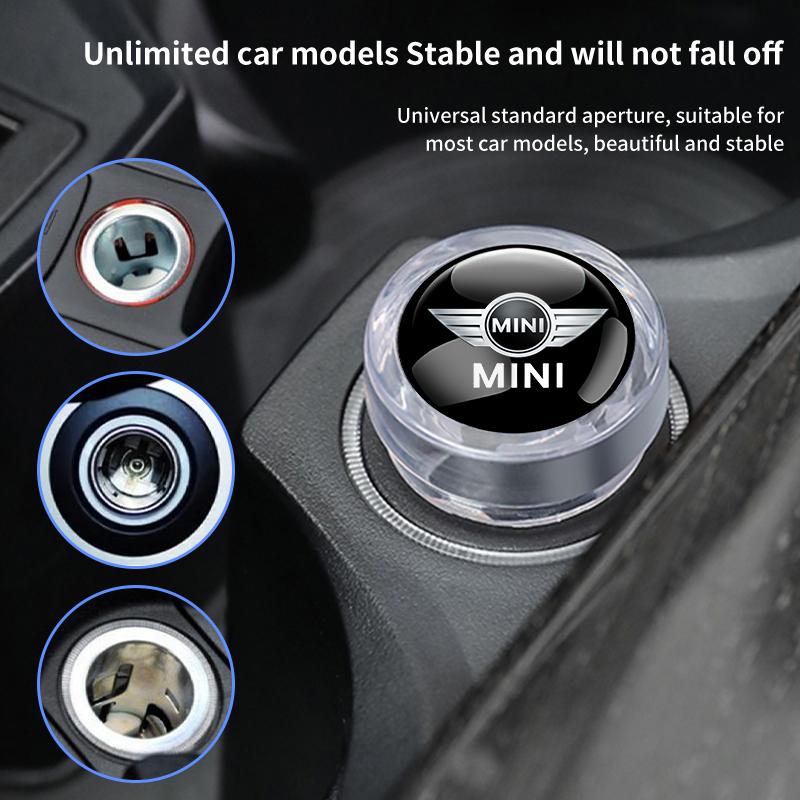 Bouchon anti-poussière pour allume-cigare de voiture Housse de protection pour MINI Cooper R56 F56 R50 JCW Cabrio Aceman Countryman Clubman WORKS Roadster