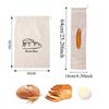 Reusable Linen Bread Bag Oxford Cloth Drawstring Bag Durable Bread Storage Bags  Kitchen Supplies