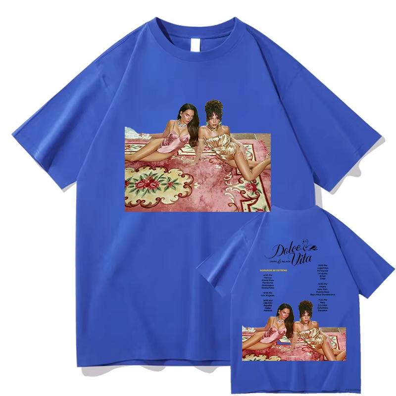 2026 DANNA Belinda DOLCE VITA Print T-shirt Men Women Fashion Trendy T-shirt Y2K Harajuku Punk Gothic Round T-shirt