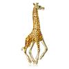 Colorful Handmade Drip Effect Giraffe Pin with Rhinestones For Women And Men Accessory For Jackets Bags And Hats