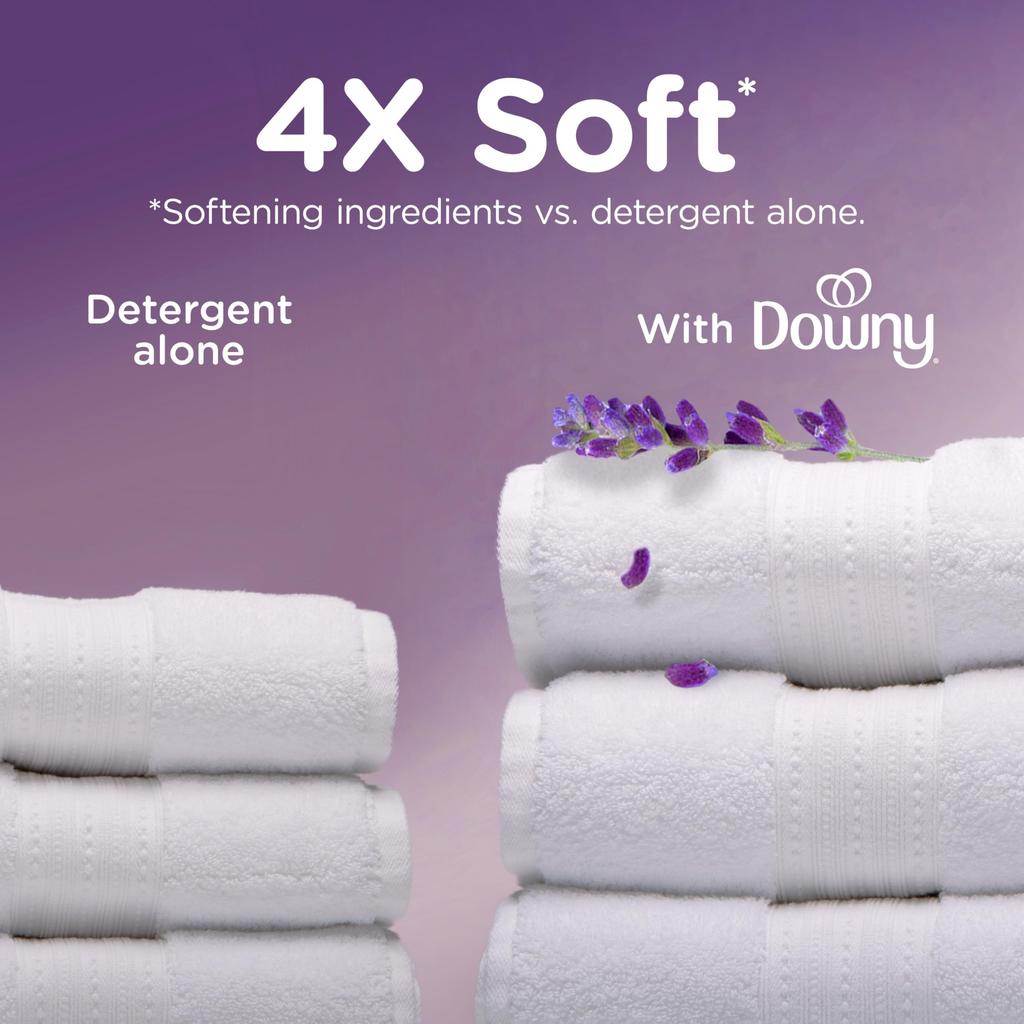 Downy Ultra Soft Fabric Softener Liquid, Calm, Lavender, Vanilla Bean, 50 fl oz, 83 Loads