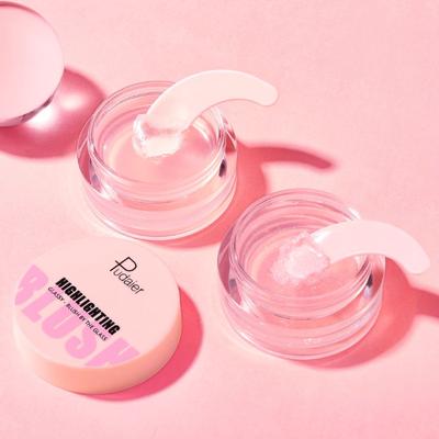 Przezroczysty żel zmieniający kolor o wysokim połysku Natural Nude Makeup Rouge Powder Blusher