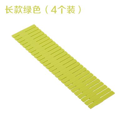 4Pcs DIY Plastic Drawer Grid Separator Divider Partition Storage Organizer Underwear Socks Makeup Clapboard