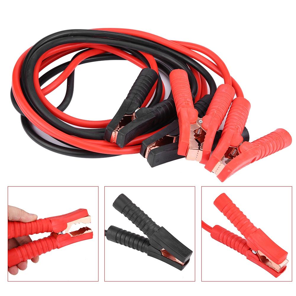 1 Pair of 12V Car Power Booster Cable Emergency Battery Jumping Cables Battery Line 4m 2000A