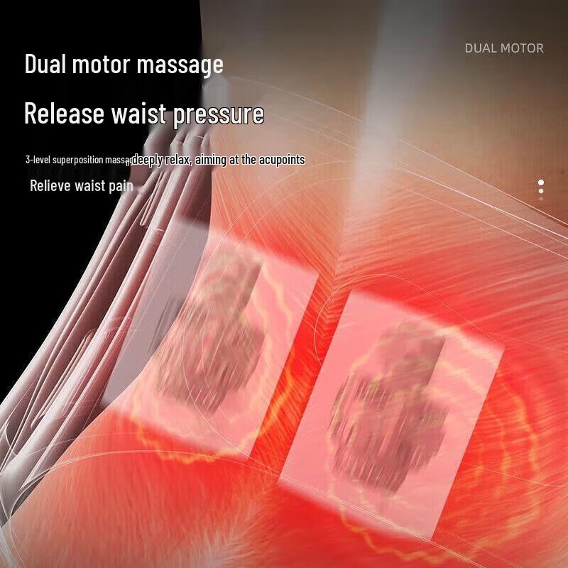 AUX Electric Heating Waist Massager Belt