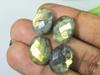10Pcs 12X17MM Natural Labradorite Both Side Checker Cut Oval Loose Gemstone LM-1243