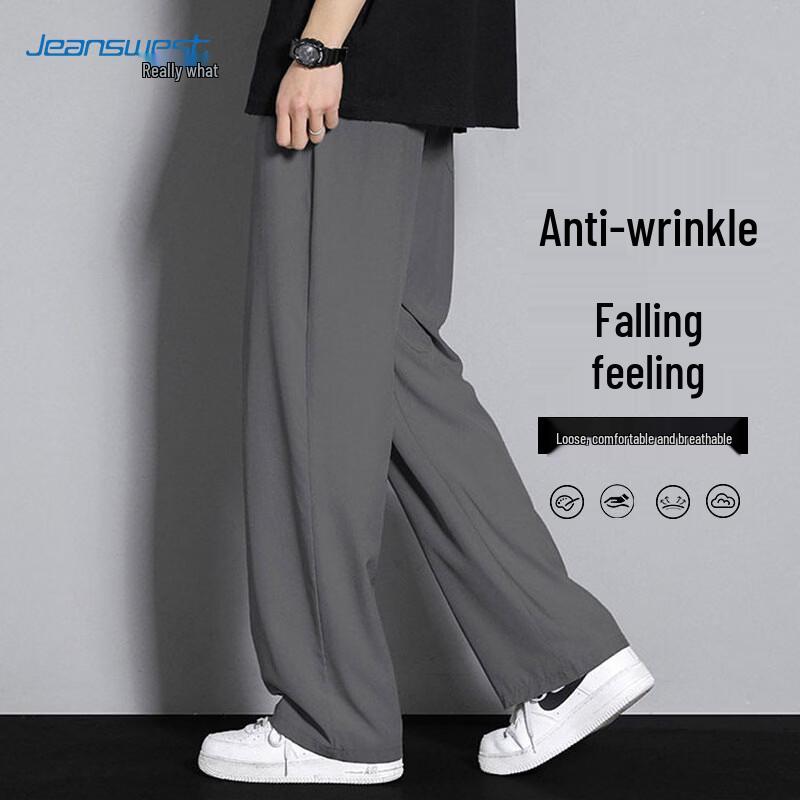 Jeanswest Men s Ice Silk Straight Casual Pants L