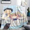 1PC A Silent Voice Print Flannel Blanket, High quality All Seasons, Home Decor, Warmth and Comfort, Perfect for Christmas Gifts
