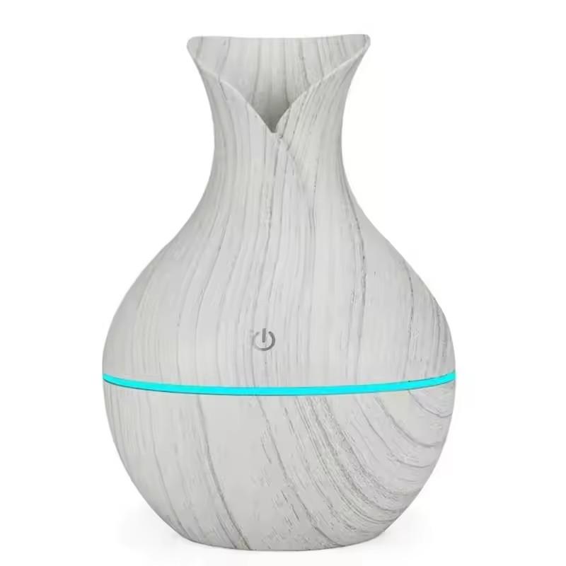 USB Ultrasonic Cool Mist Sprayer Essential Oil Fragrance 200ml Mini Home Wood Grain Air Humidifier Electric Air Aroma Diffuser