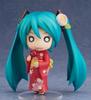 Nendoroid Character Vocal Series 01 Hatsune Miku Yukata Natsutsubaki ABS PVC Painted Movable Figure Ver. Non-Scale &
