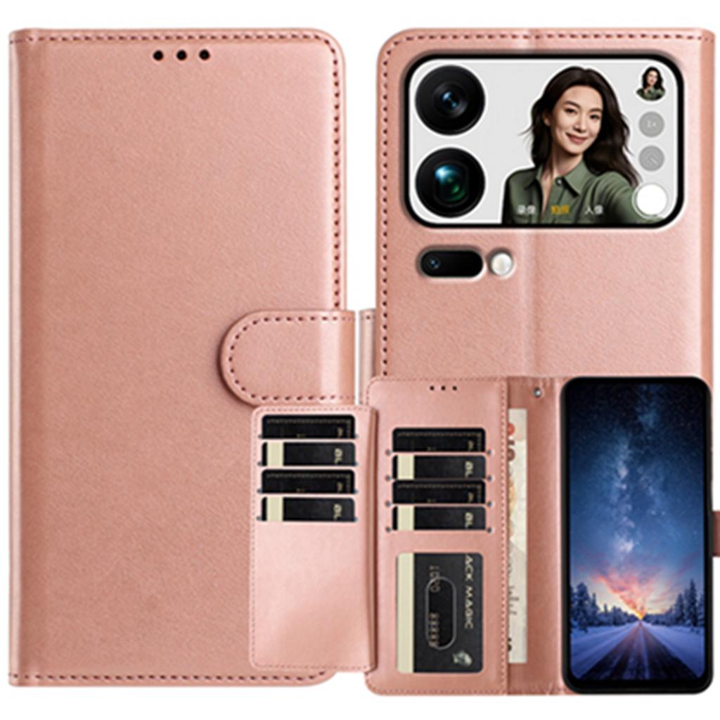 For Xiaomi 17 Pro Max Wallet Phone Case Stand PU Leather Folio Flip Cover with 8 Card Slot