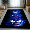 Gengar Pokemon Cartoon Ectoplasma Living Room Non-Slip Area Rug Soft Carpet for Bedroom Kids Playroom Sofa,Home Decor Doormat
