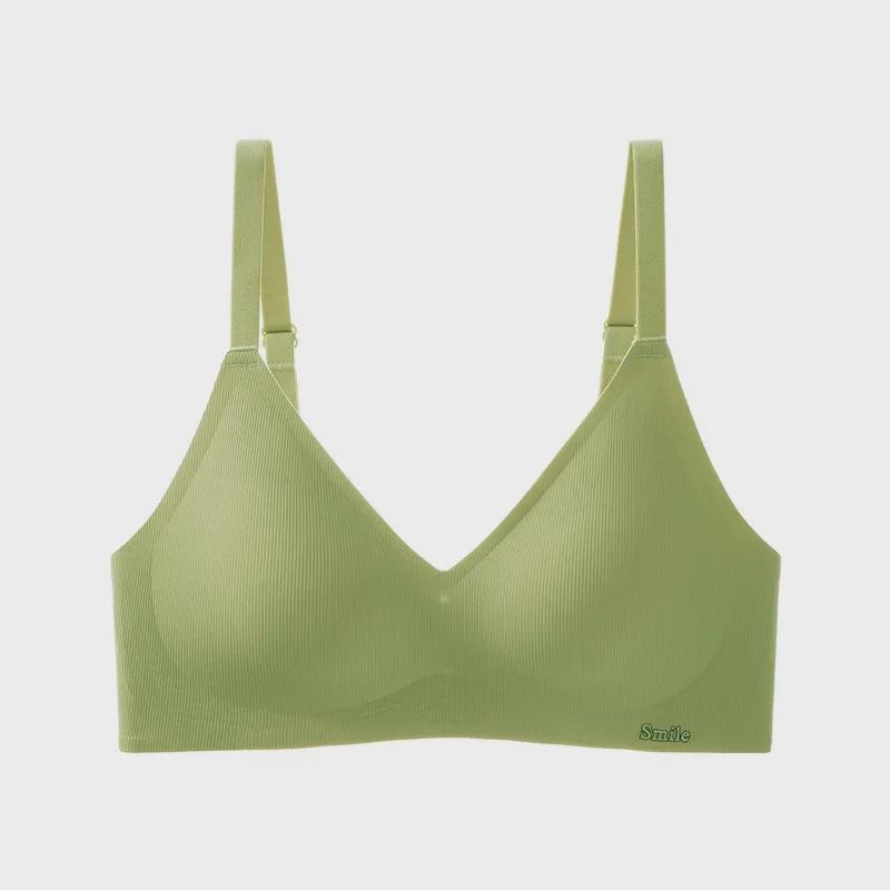 Ultra-Soft Nude Support Bra for Women - Jelly Soft, Adjustable, No Steel Ring, Side Support, Anti-Sagging, Seamless Design.