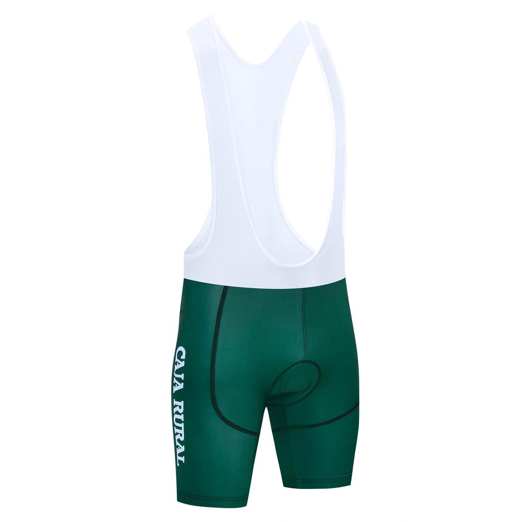 Green Bike Maillot Team CAJA RURAL Cycling Jersey Bibs Shorts Set Men Women Summer Breathable Ropa Ciclismo MTB Bicycle Clothing