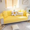 Vier Jahreszeiten Universal Gebürsteter Stoff Gesteppt Bestickt Sofakissen Modern Schlicht Einfarbig Sofakissen Handtuch