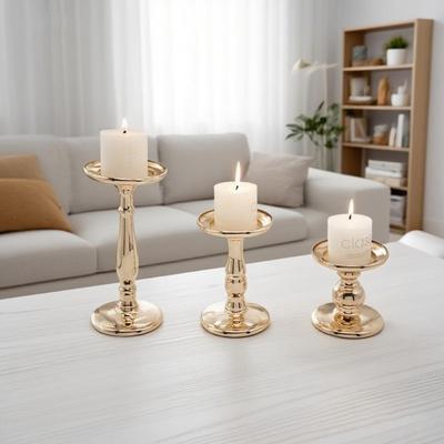 Golden Iron Candle Holder Vintage Candle Stand New Metal Candle Holder  Home Decor