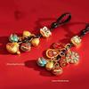 Alloy Fortune Keychain Stylish Accessories for Bags Ideal for Party Favors and Versatility