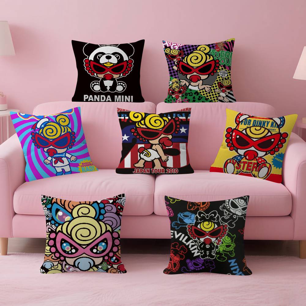 Japan Fashion Hysteric Mini 4545cm Cushion Cover Pillow Cover Decor Pillowcase Home Pillowcase for Couch Pillow