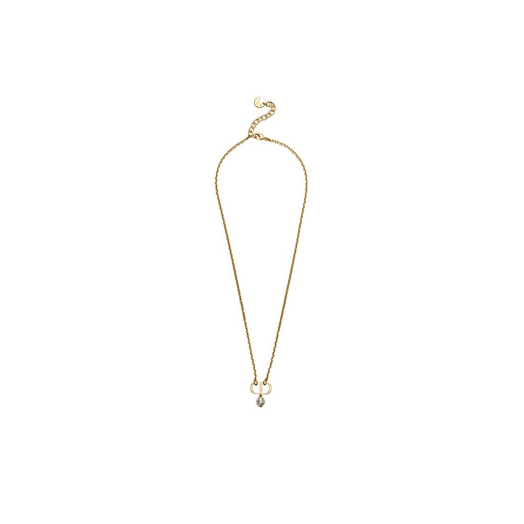 Dior Resin Metal Necklaces Women's Gold N1390PTCRS-D301