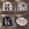 Love Letter Pattern Knitted Hat Cap With No Brim Style For Cold Seasons