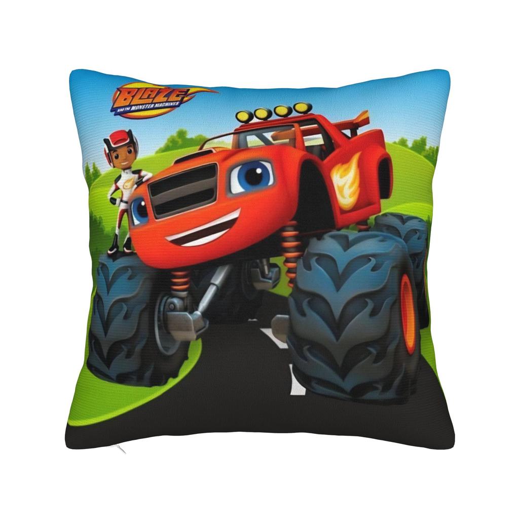 Blaze and the Monster Machines Pillowcase Merch Printed Cushion Cover Decor Throw Pillow Case Cover Home MultiSize