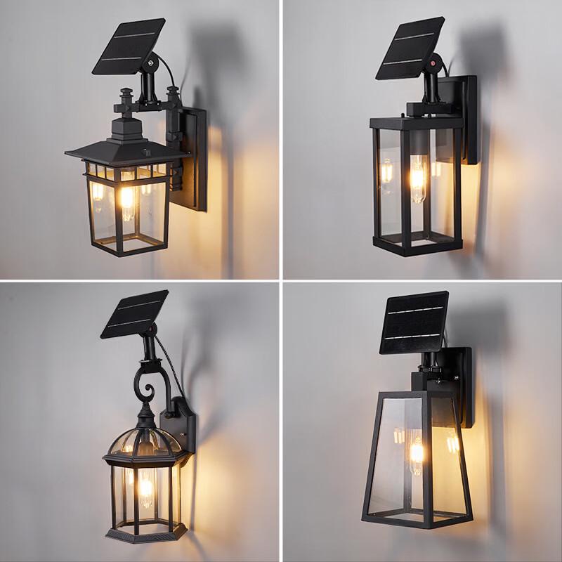 Split Solar Garden & Pavilion Wall Light
