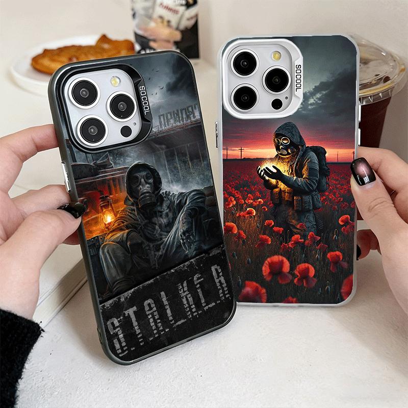 S-Stalker Game Cool Soft Phone Case for iPhone 15 16 17 Pro Max 17Air 16E 14 Plus 13 12 Mini Shockproof Cover Back Shell